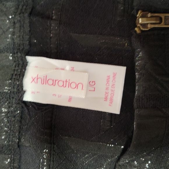 Xhilaration Metallic Mini Skirt - Picture 3 of 5